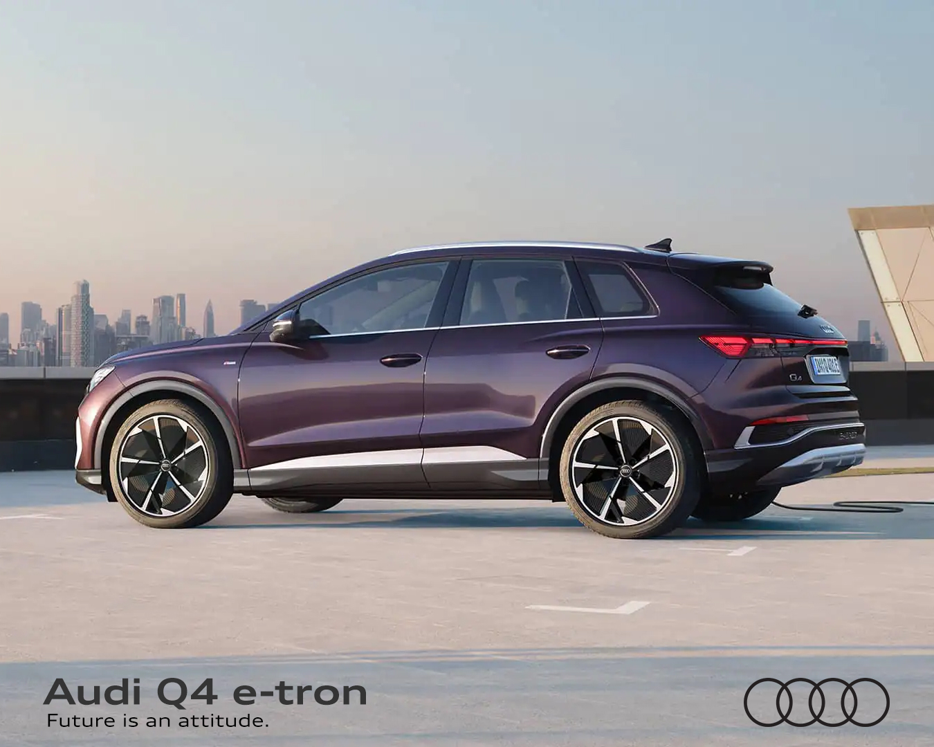 Audi Q4 e-tron, future is an attitude.