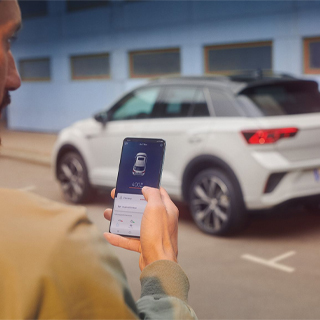 nuovo volkswagen t roc  dal barco app connect