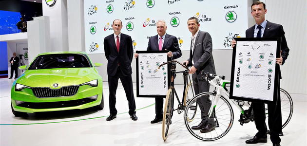 ŠKODA è partner ufficiale del Tour de France